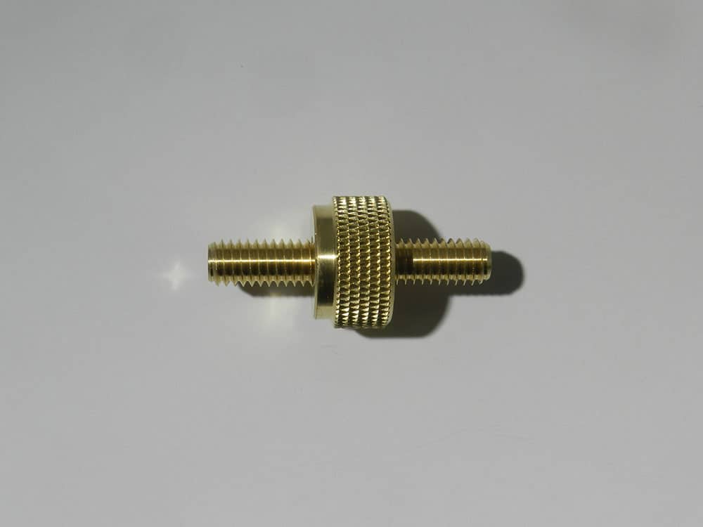 Short Brass Stud and Nut